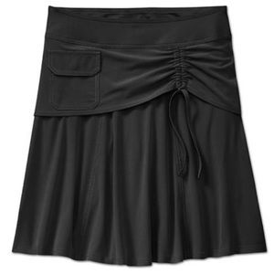 Athleta Wherever Skort Black Gray/Grey Skort Sz 4